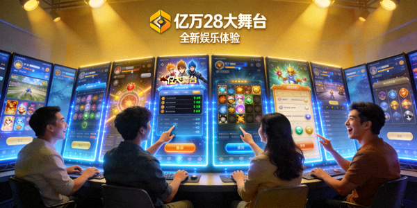 亿万28大舞台全新娱乐体验场景图片 - 展示平台丰富的游戏界面与用户互动